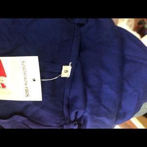 Blue summer woman top brand name